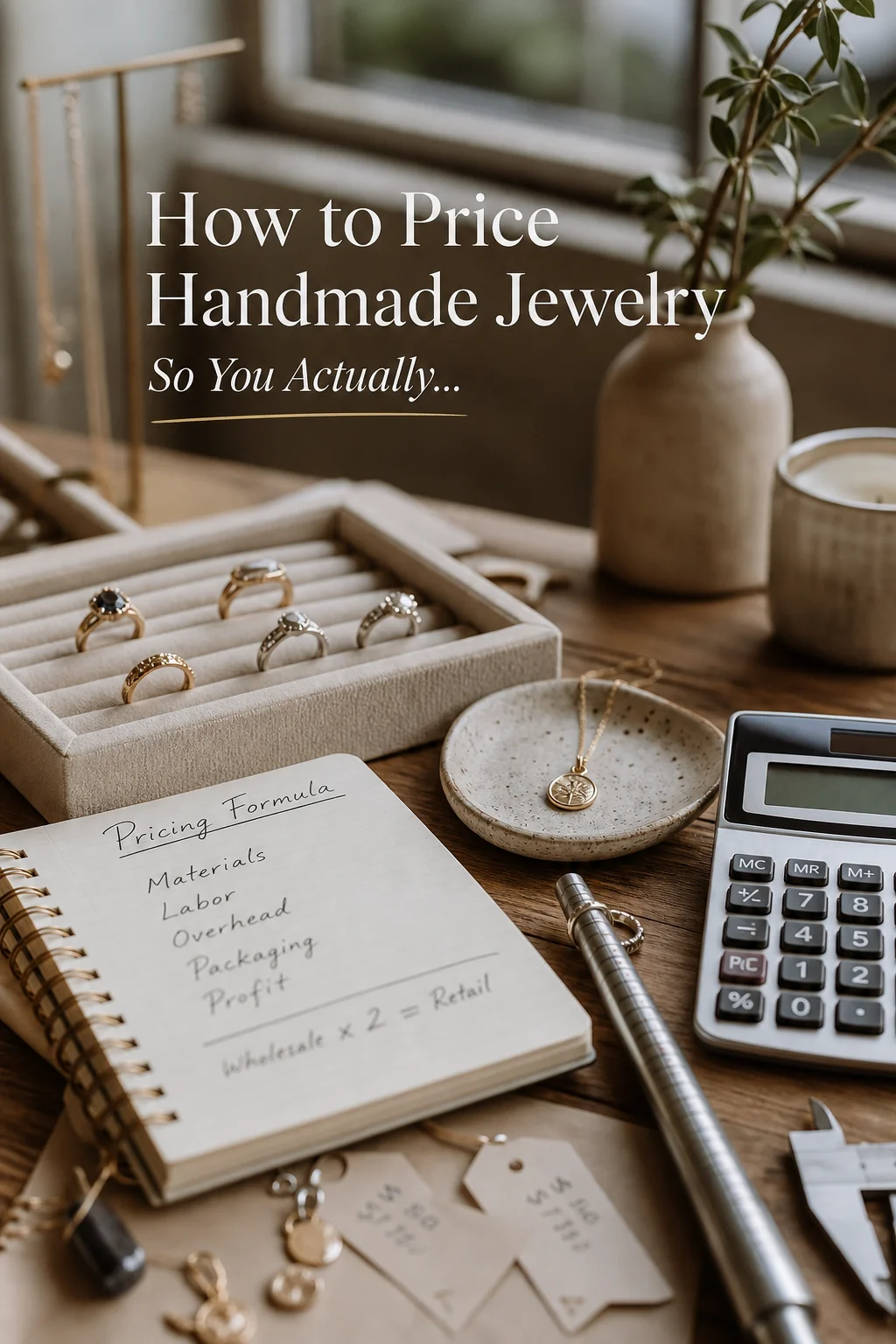 How to Price Handmade Jewelry So You Actually