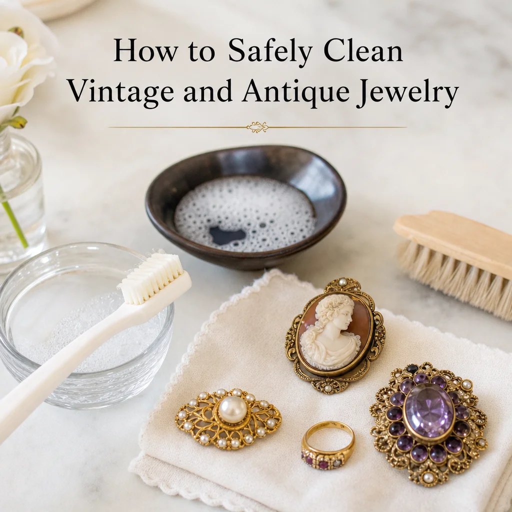 How to Safely Clean Vintage and Antique Jewelry