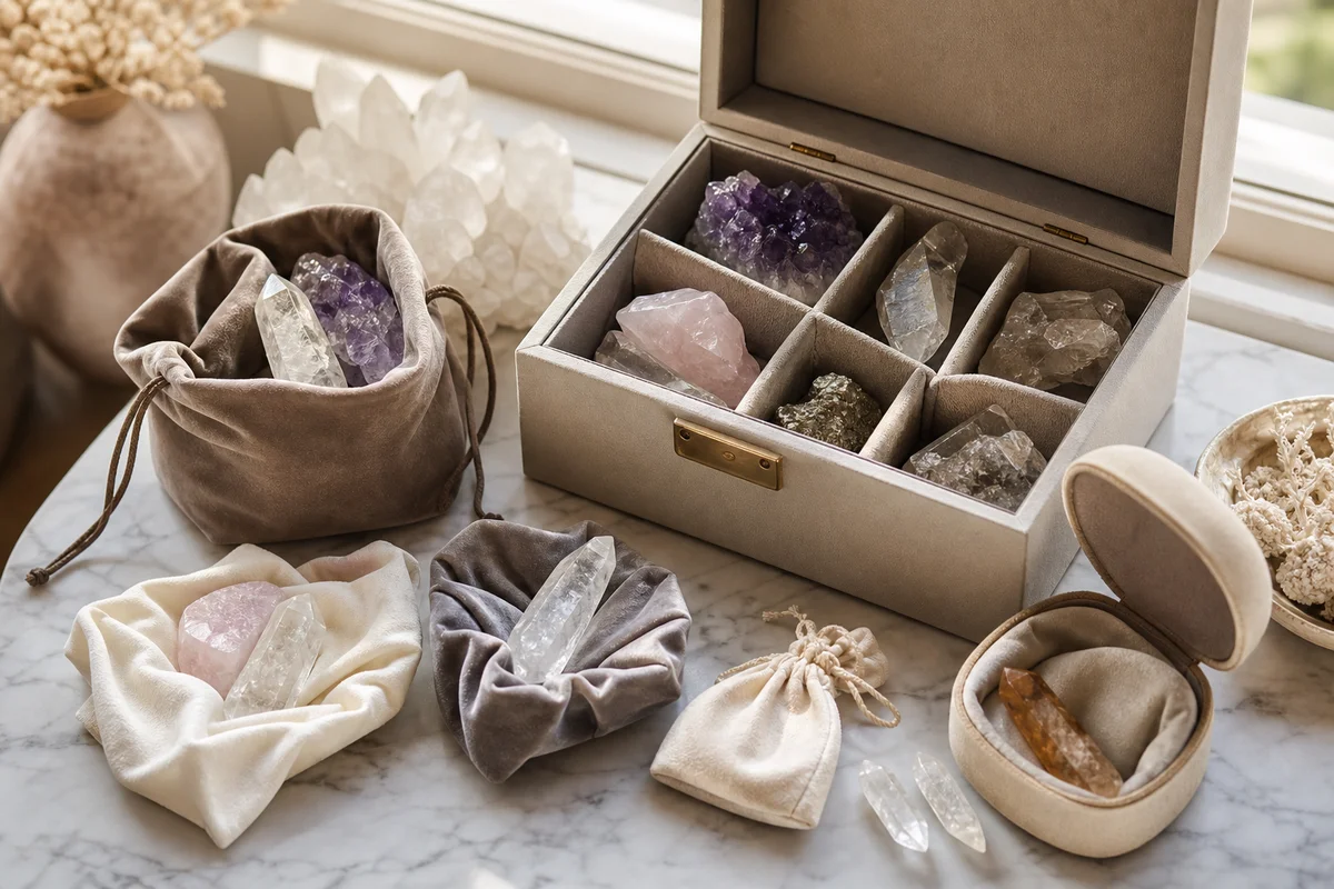 How to store crystals so they don't get damaged