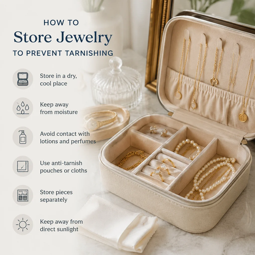 How to Store Jewelry to Prevent Tarnishing and