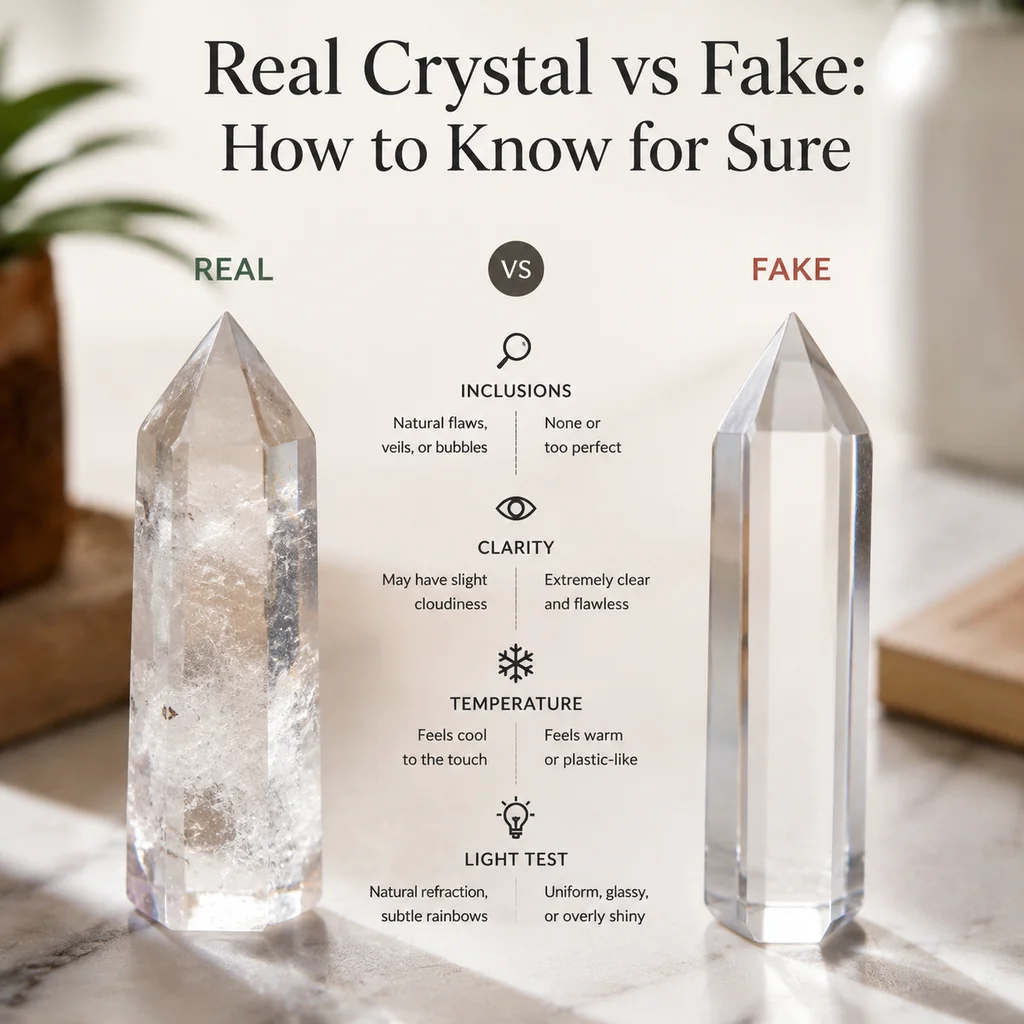 Real Crystal vs Fake: How to Know for Sure