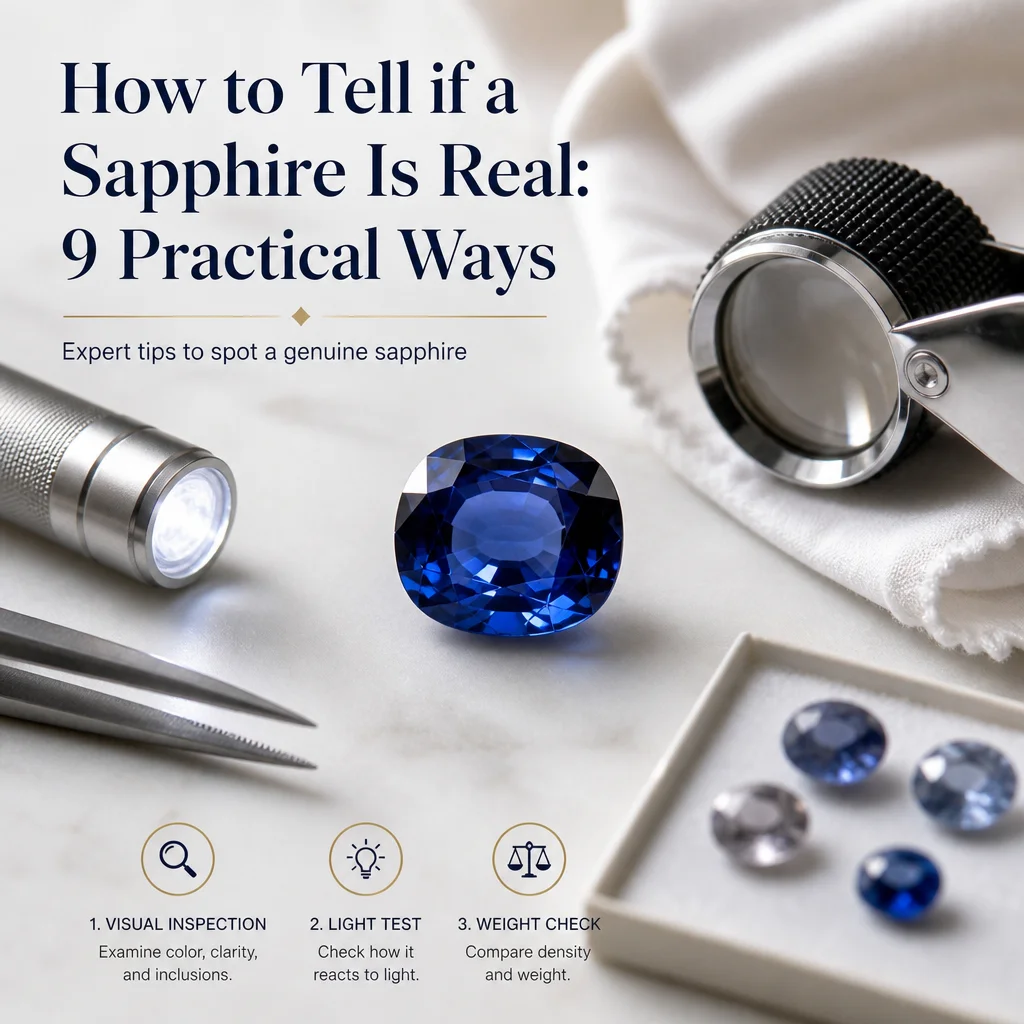How to Tell if a Sapphire Is Real: 9 Practical