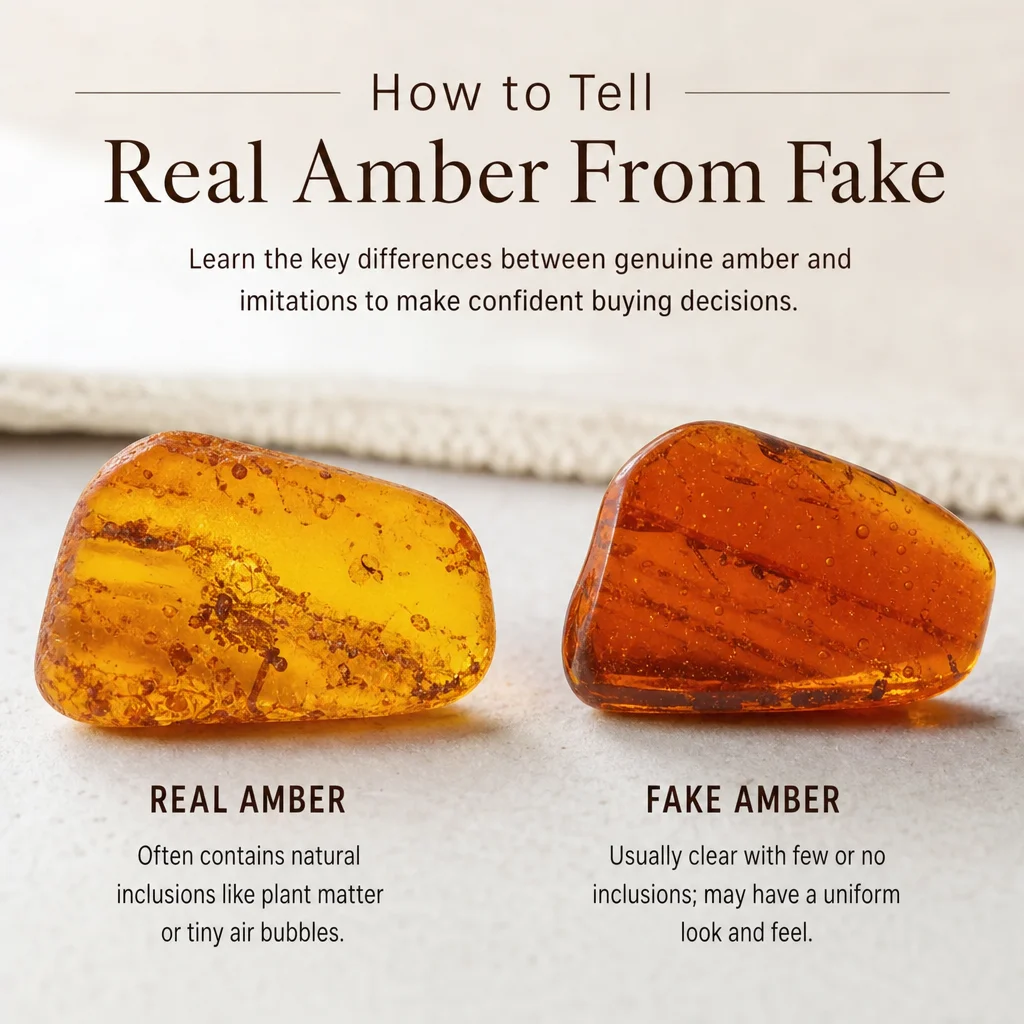 How to Tell Real Amber From Fake