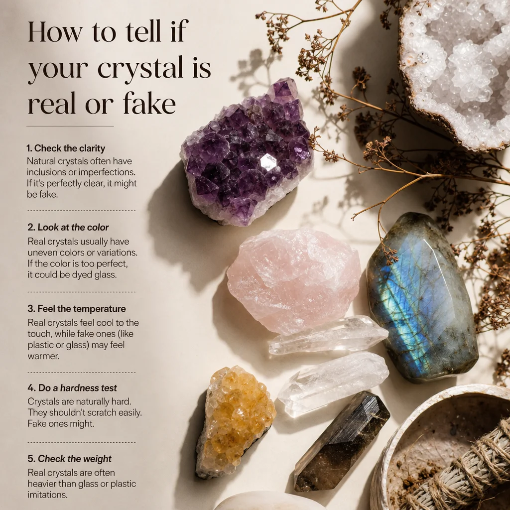 How to tell if your crystal is real or fake (a