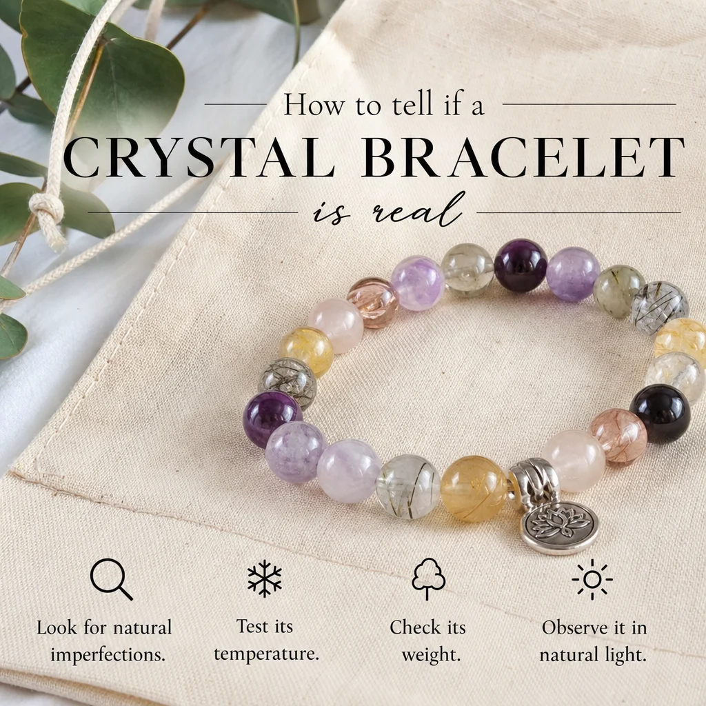 How to tell if a crystal bracelet is real or