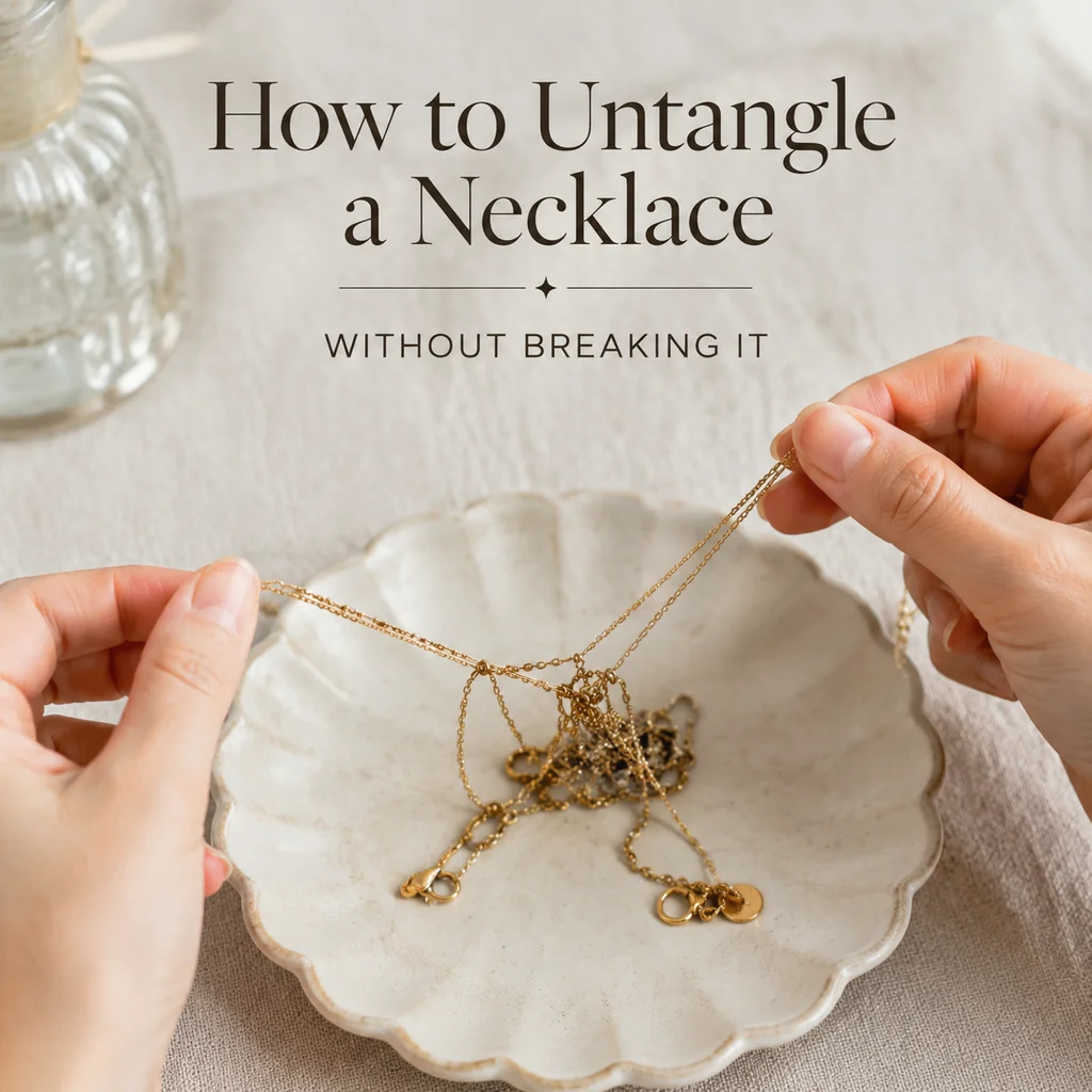 How to Untangle a Necklace Without Breaking It