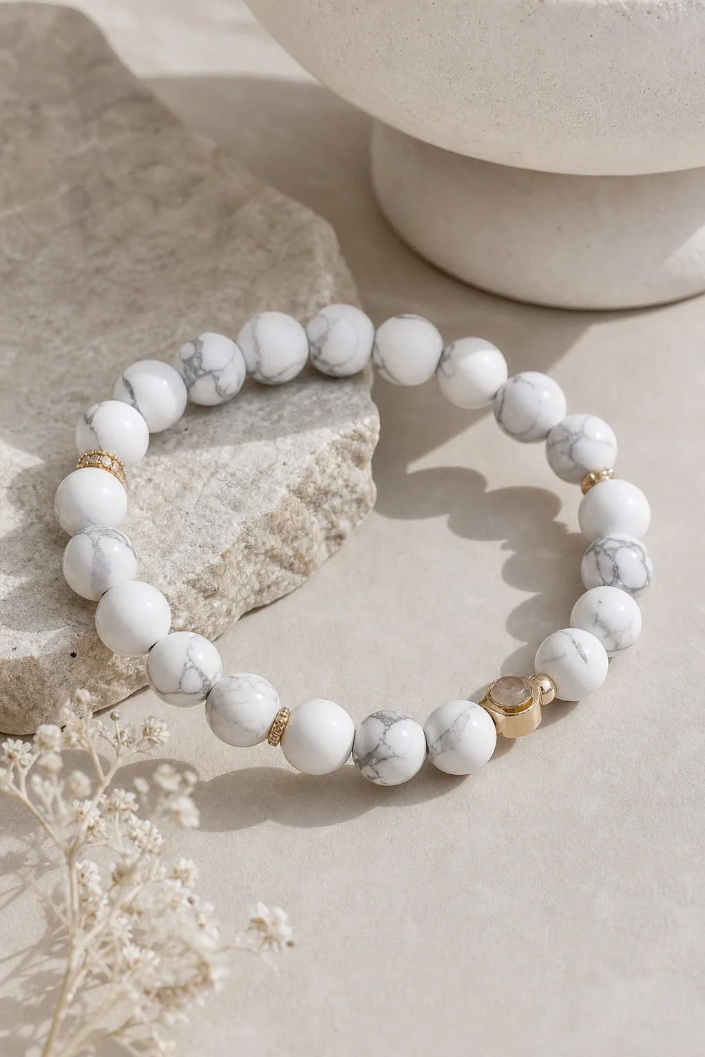 Howlite Bracelet: Discover the Marble-Look Trend