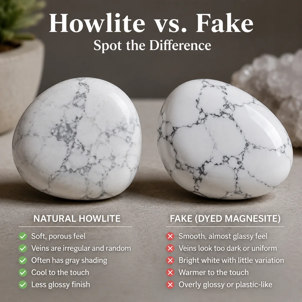 Howlite vs. Fake: Spot the Difference in Dyed
