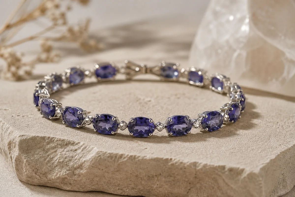 Iolite Bracelet: Focus & Vision Benefits