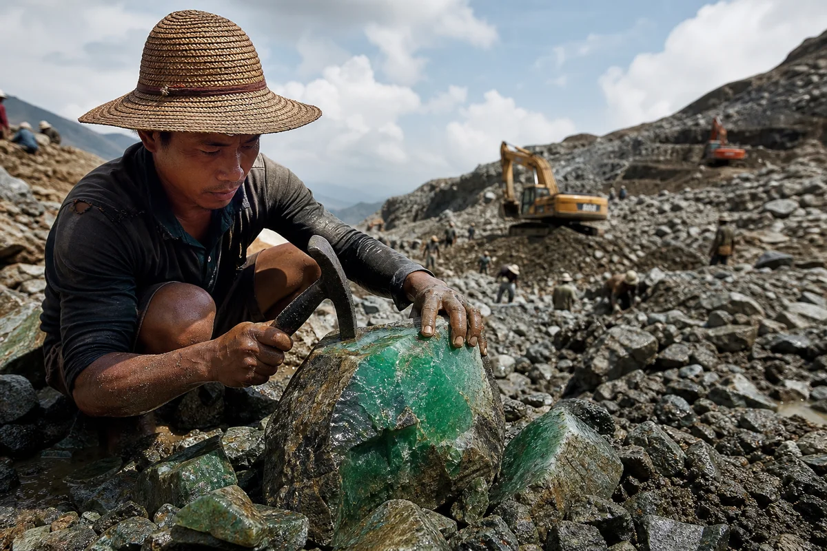 I Visited a Working Jade Mine in Myanmar and It