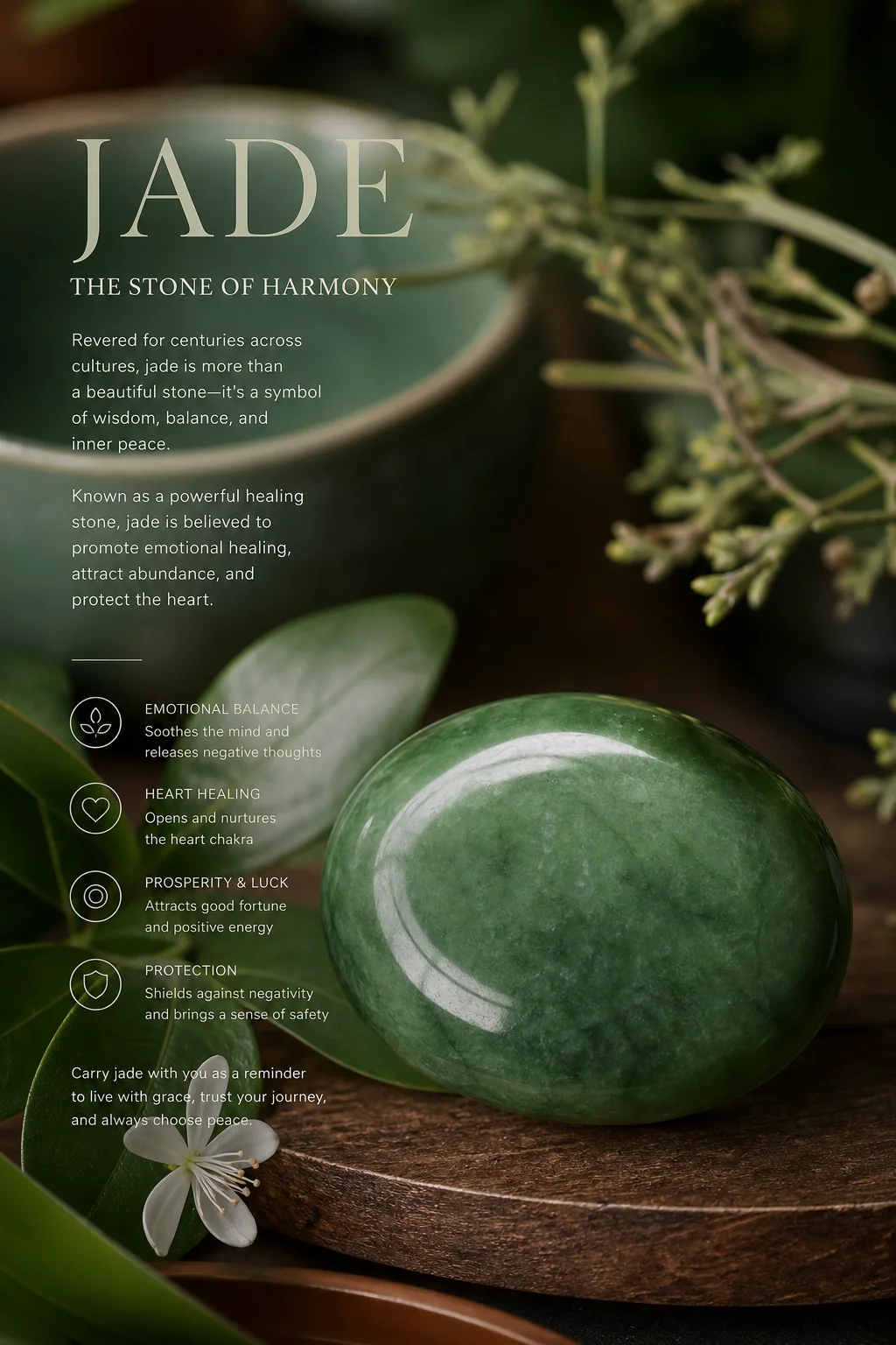 Jade Stone Meaning & Healing Powers: A