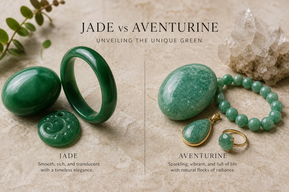 Jade vs Aventurine: Unveiling the Unique Green