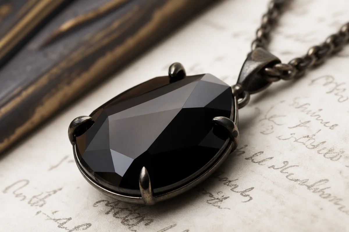 Jet: Ancient Black Gem of Mourning Jewelry