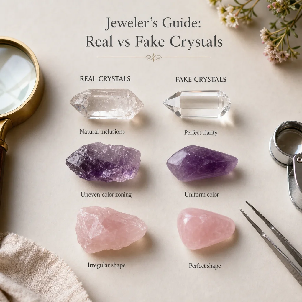 Jeweler's Guide: Real vs Fake Crystals