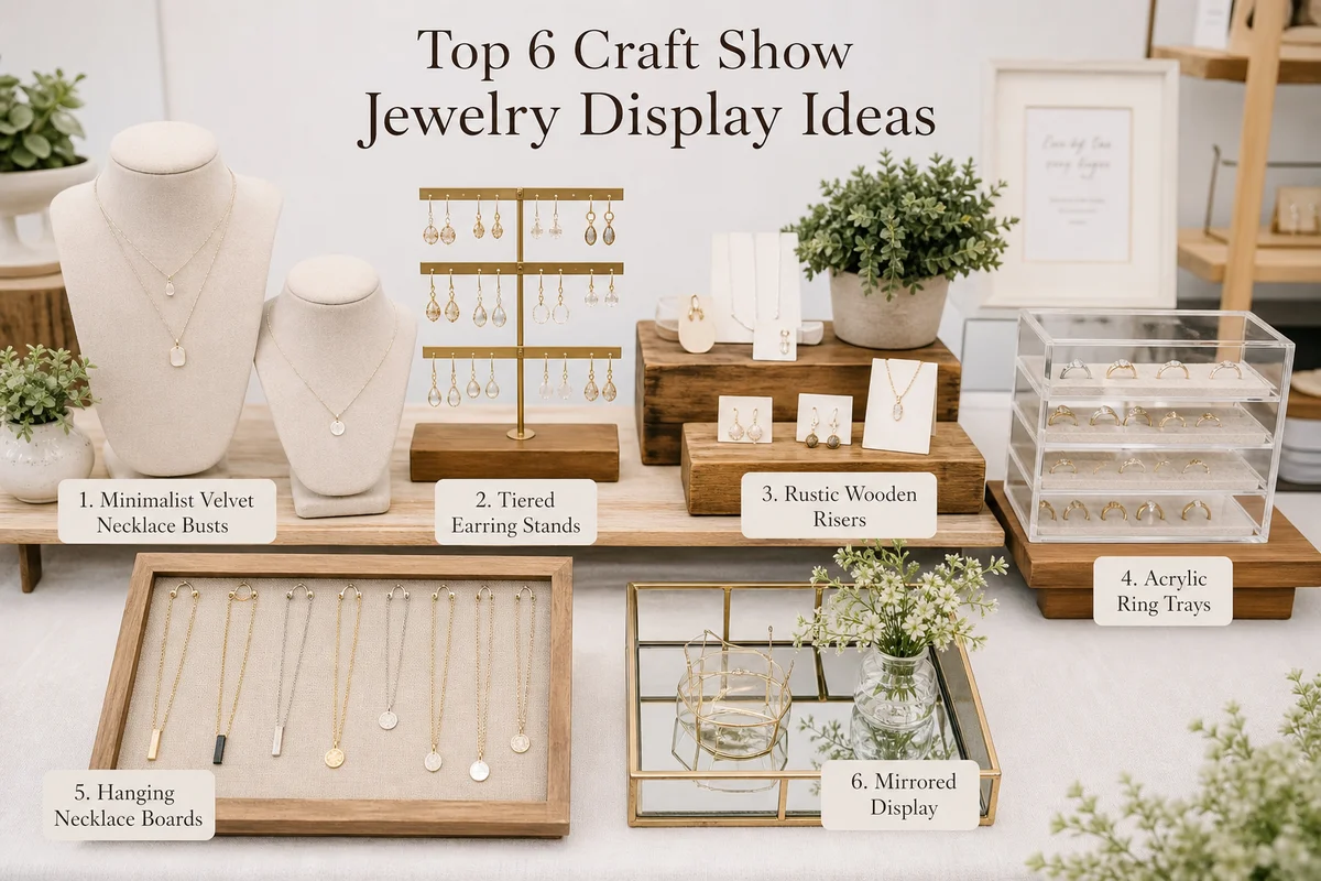 Top 6 Craft Show Jewelry Display Ideas for
