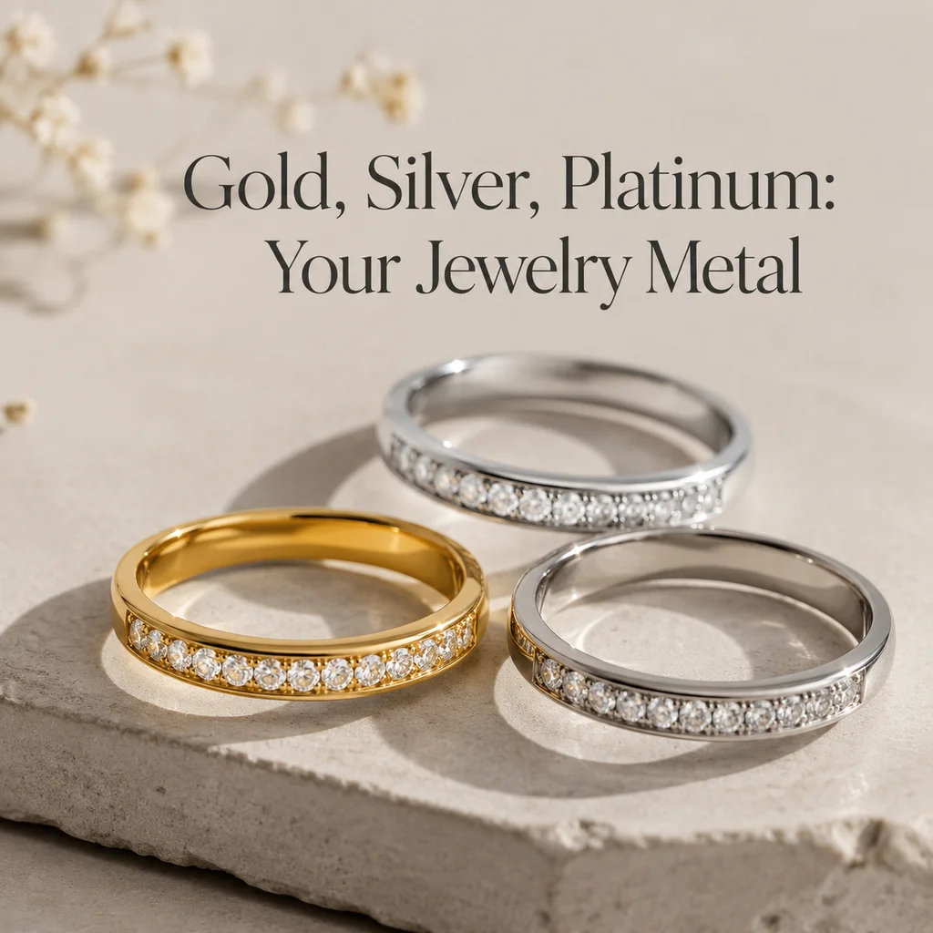 Gold, Silver, Platinum: Your Jewelry Metal