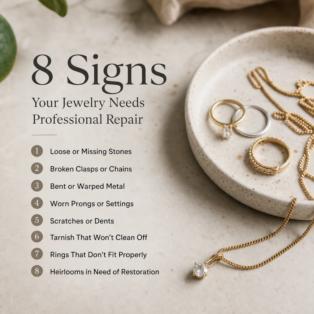 8 Signs Your Jewelry Needs Professional Repair