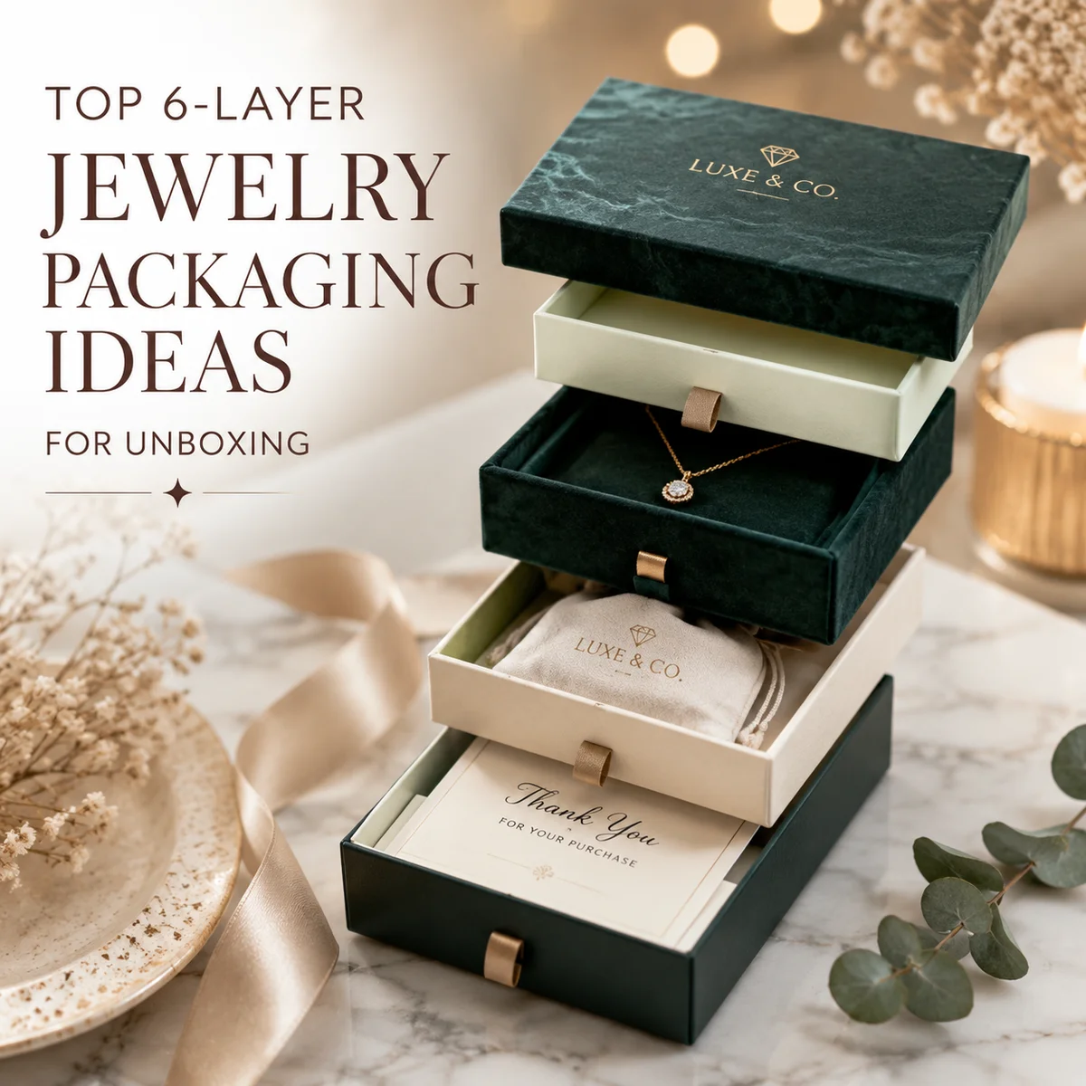 Top 6-Layer Jewelry Packaging Ideas for Unboxing