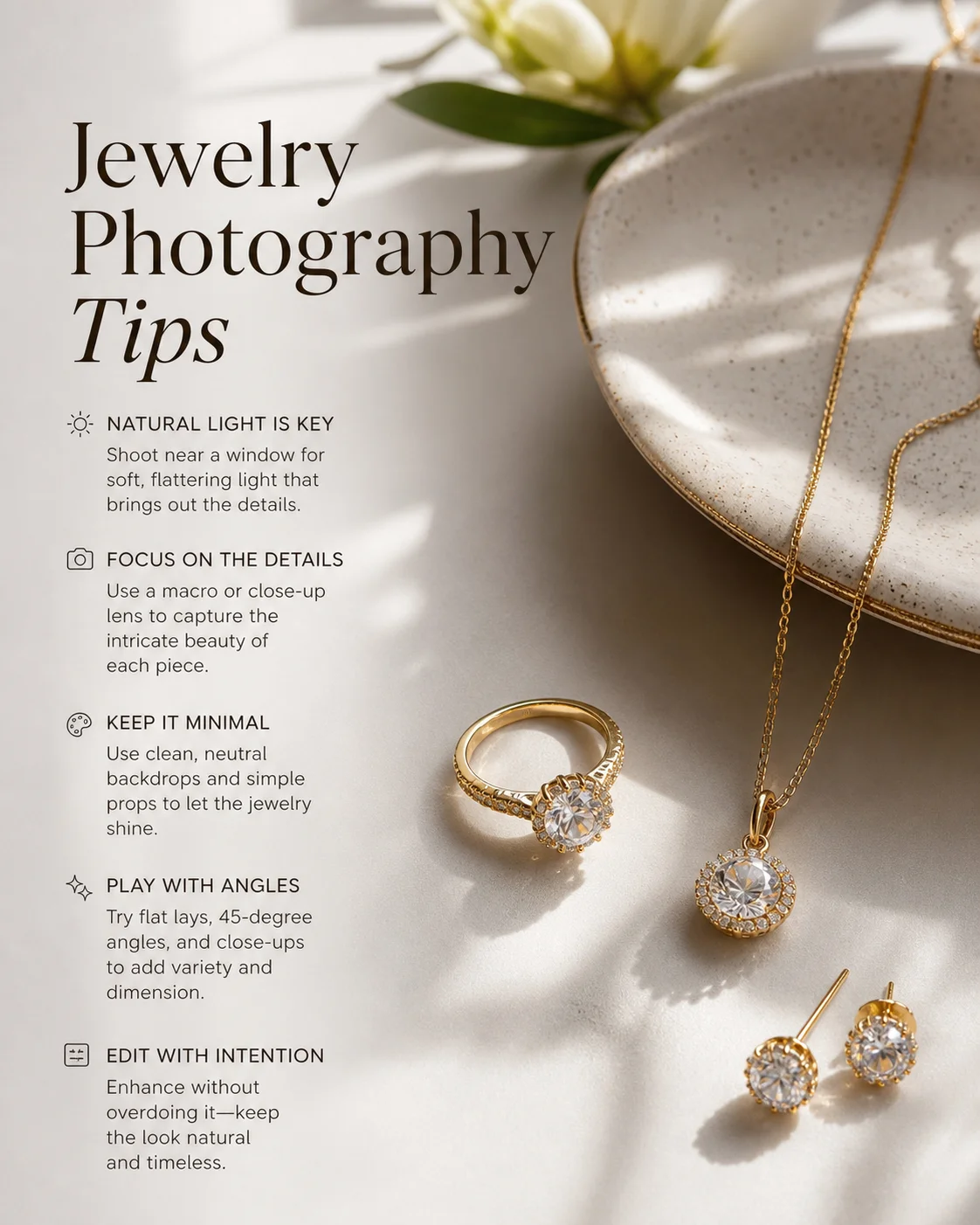 Jewelry Photography Tips for Instagram