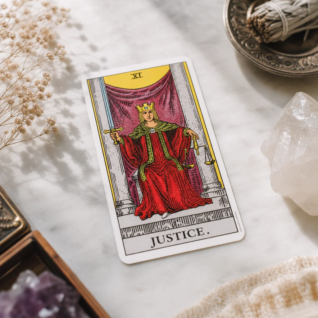 Justice Tarot Card: Complete Meaning Guide