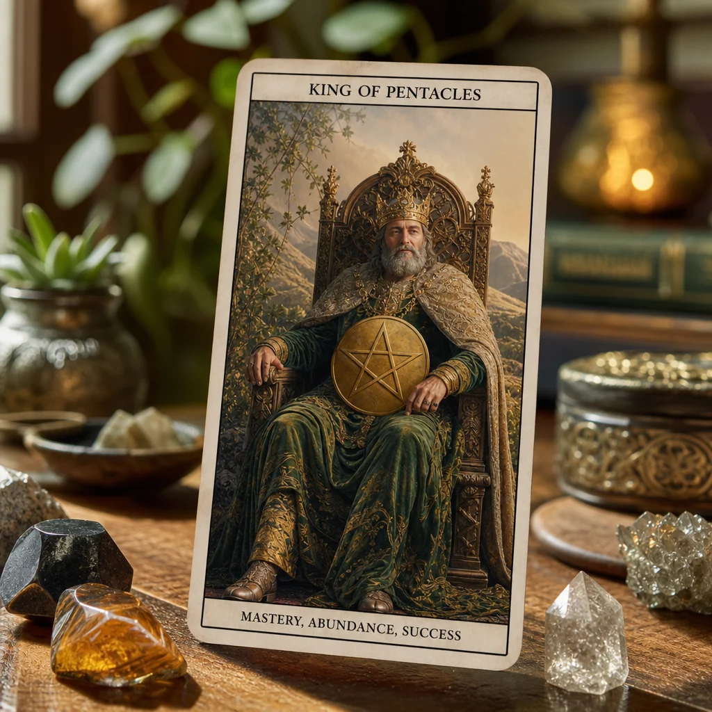 King of Pentacles Tarot Card Meaning: Mastery