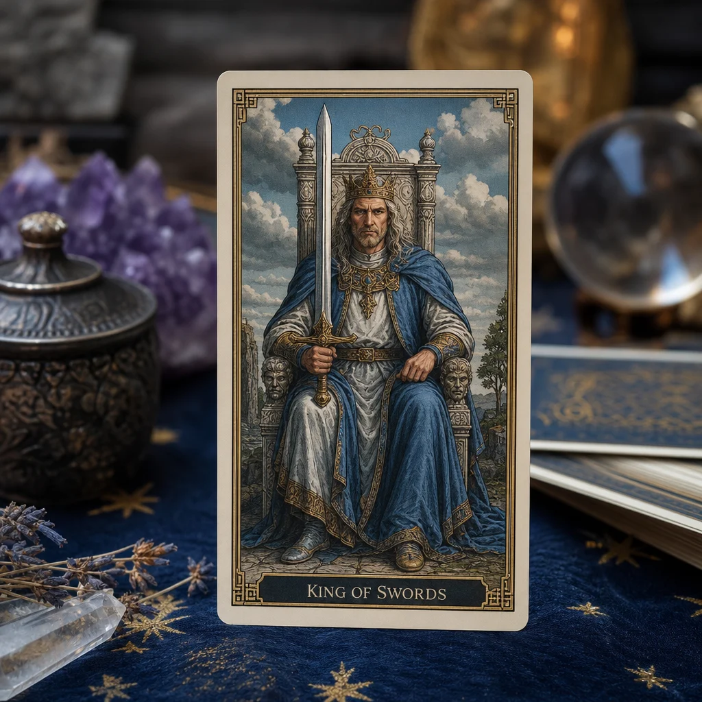 King of Swords Tarot Card: Mastery, Decisions