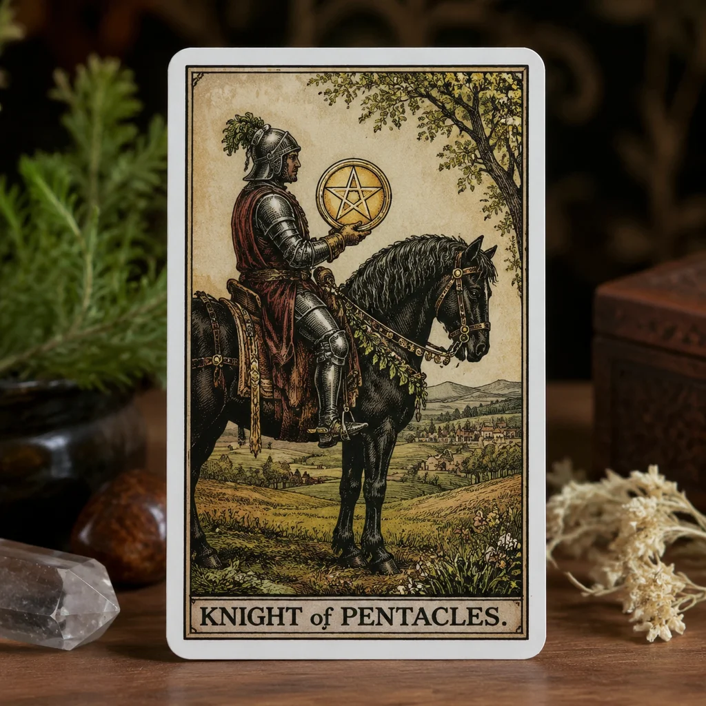 Knight of Pentacles Tarot Card