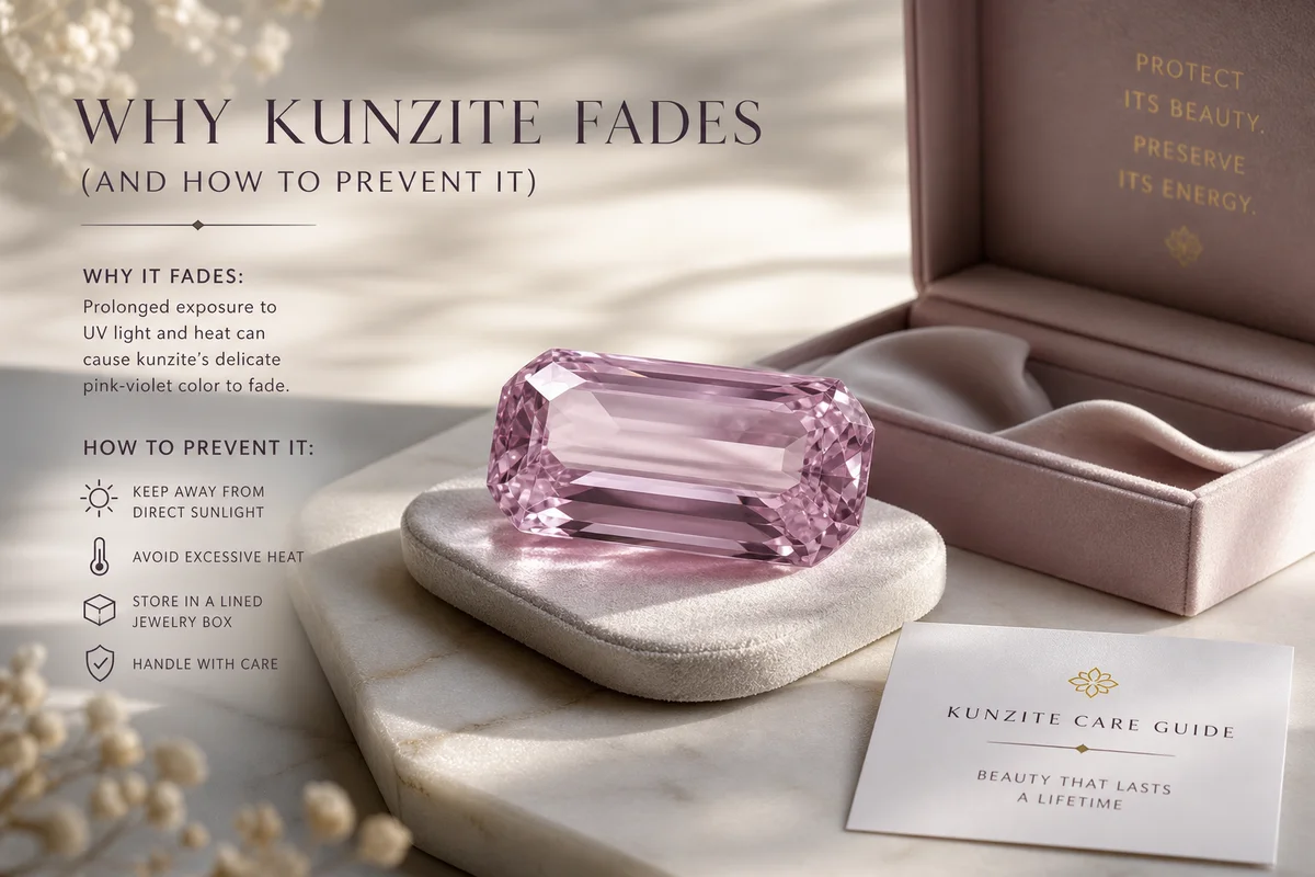 Why Kunzite Fades: Prevention Tips