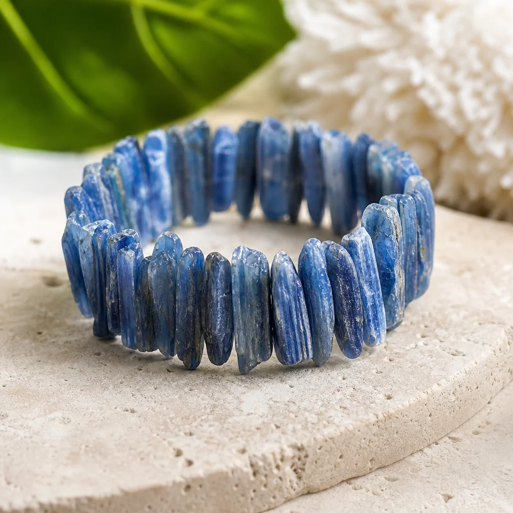 Kyanite Bracelet: Blue Blade Crystal Care-Free