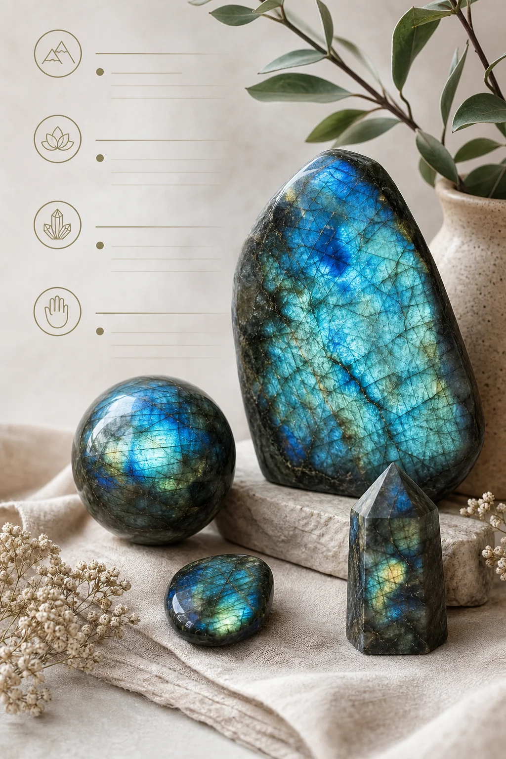 Labradorite Crystal Meaning and Uses Guide
