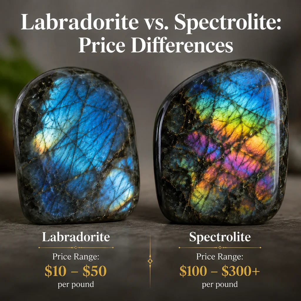 Labradorite vs. Spectrolite: Price Differences