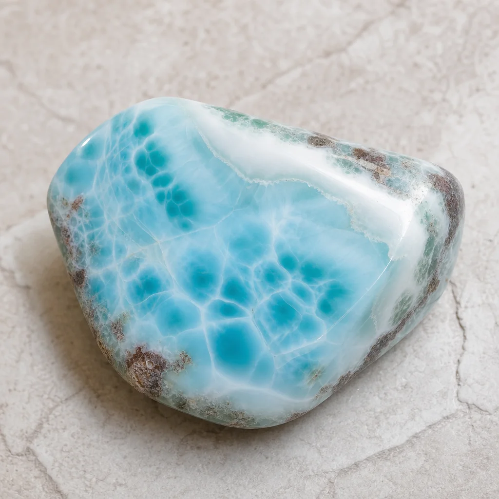 Larimar Looks Like the Caribbean Sea Turned to