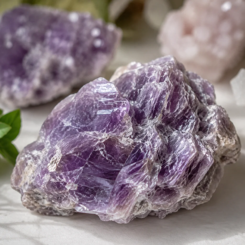 Lepidolite Is Pretty Purple Mica That Also