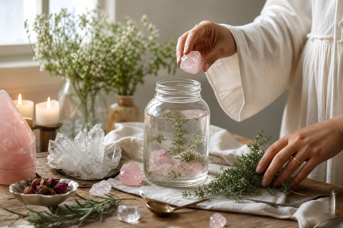 Making Your Own Crystal Elixir at Home (Without