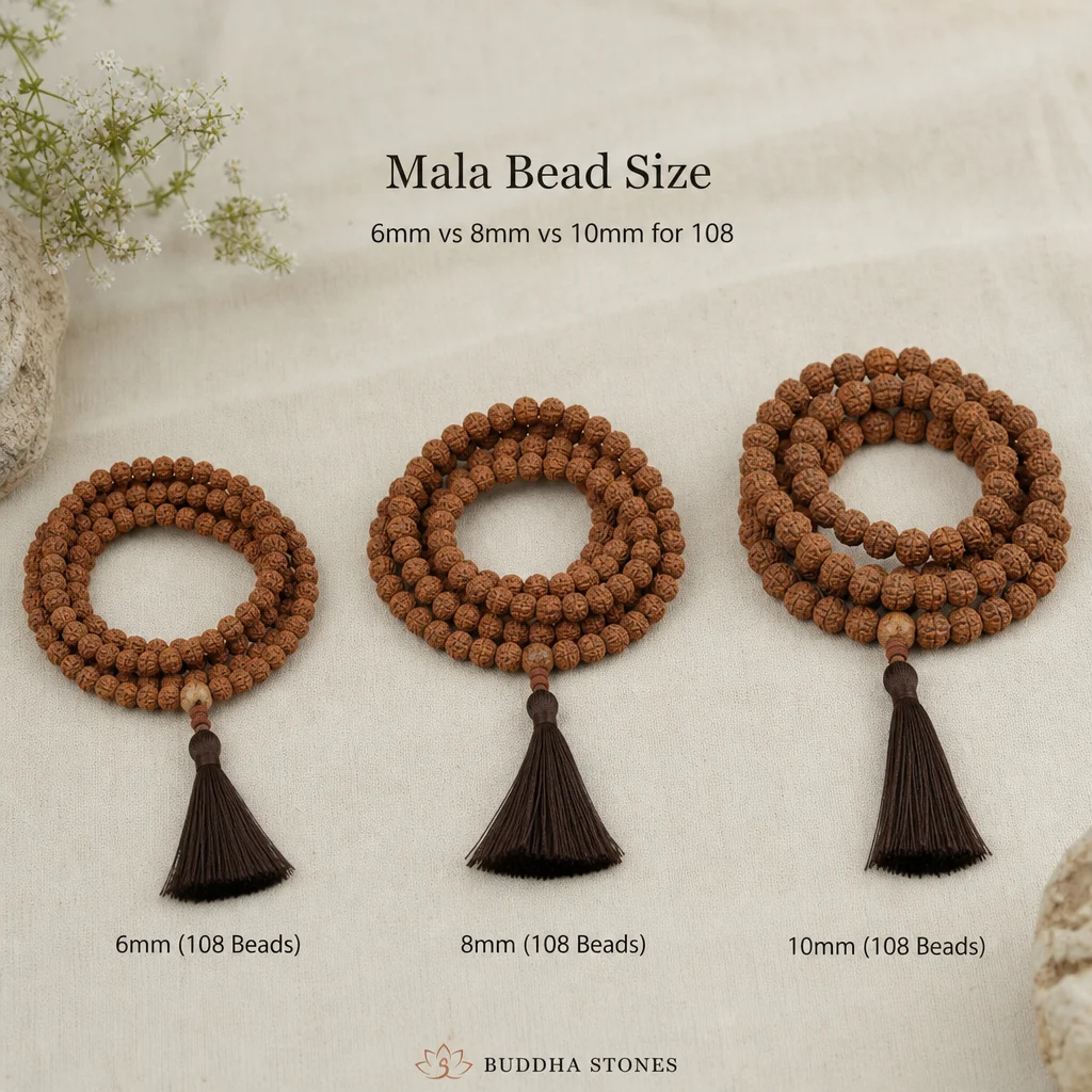 Mala Bead Size: 6mm vs 8mm vs 10mm for 108