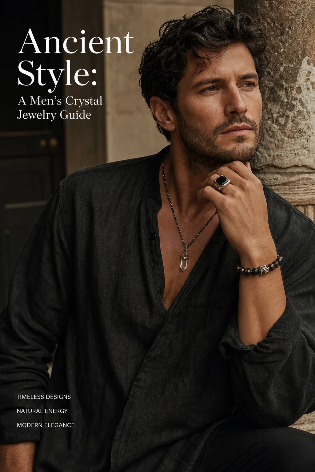 Ancient Style: A Men's Crystal Jewelry Guide