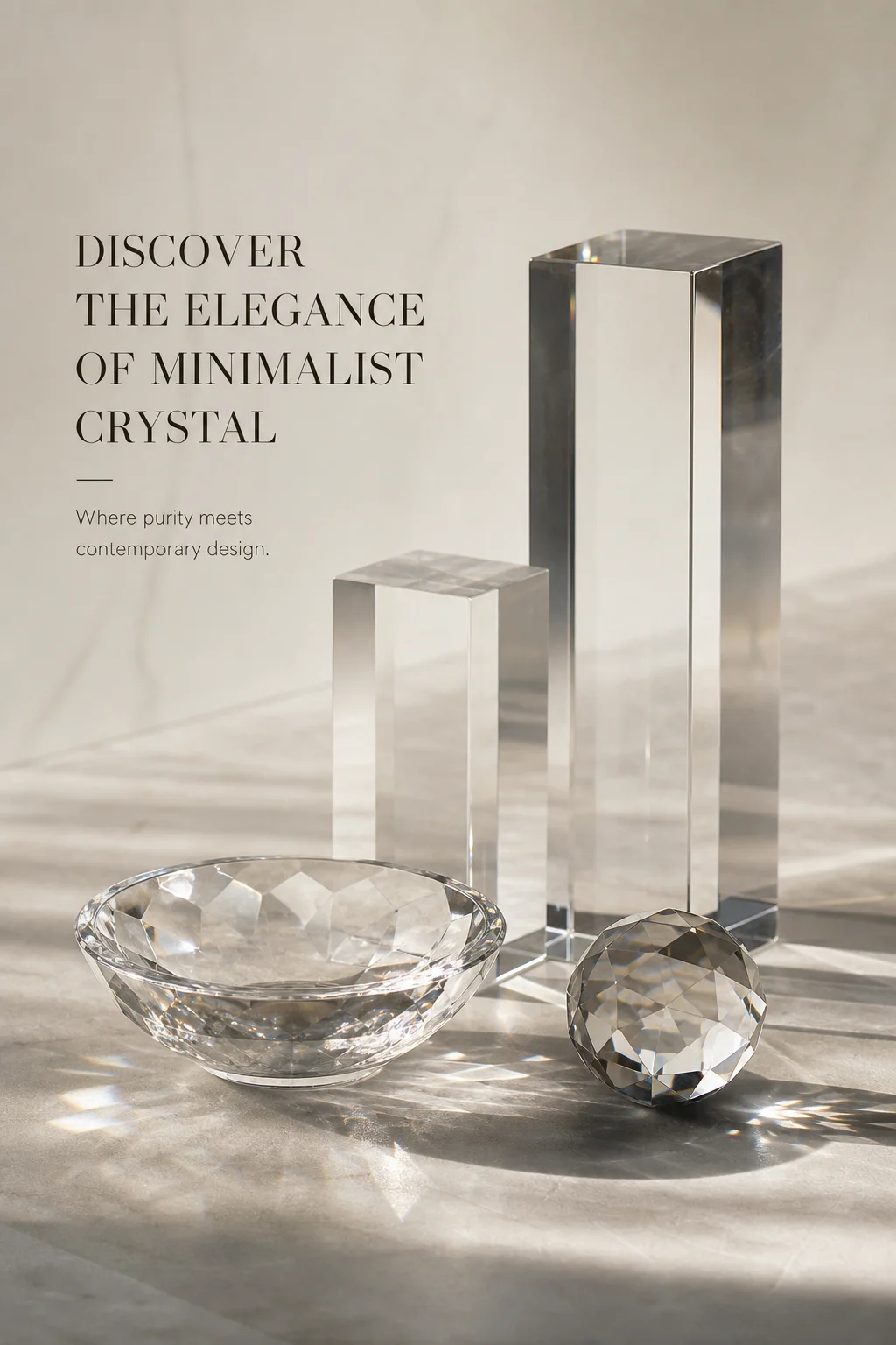 Discover the Elegance of Minimalist Crystal