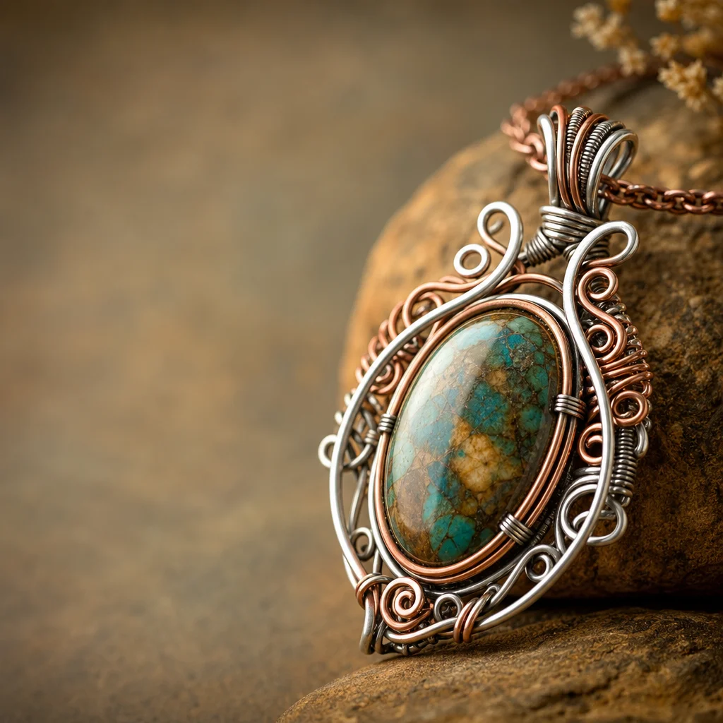 Mixed Metal Wire Jewelry: Copper + Silver Des...