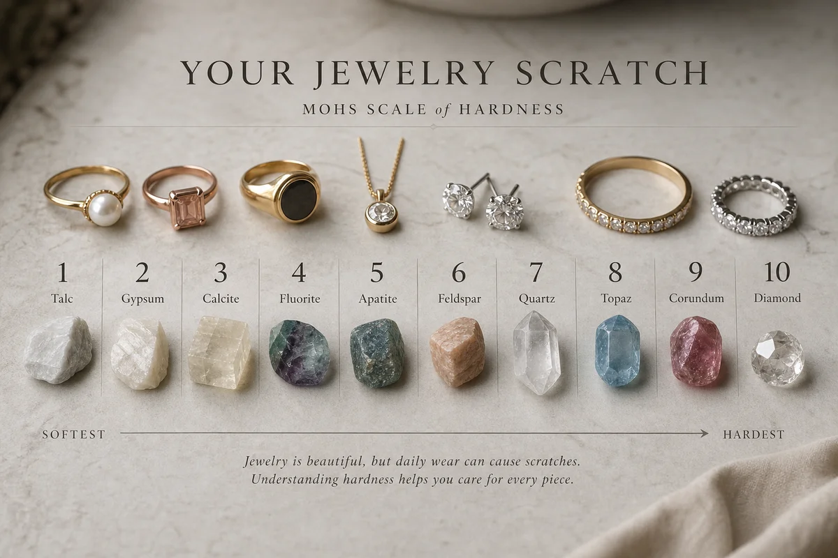 Mohs Scale of Hardness: Your Jewelry Scratch