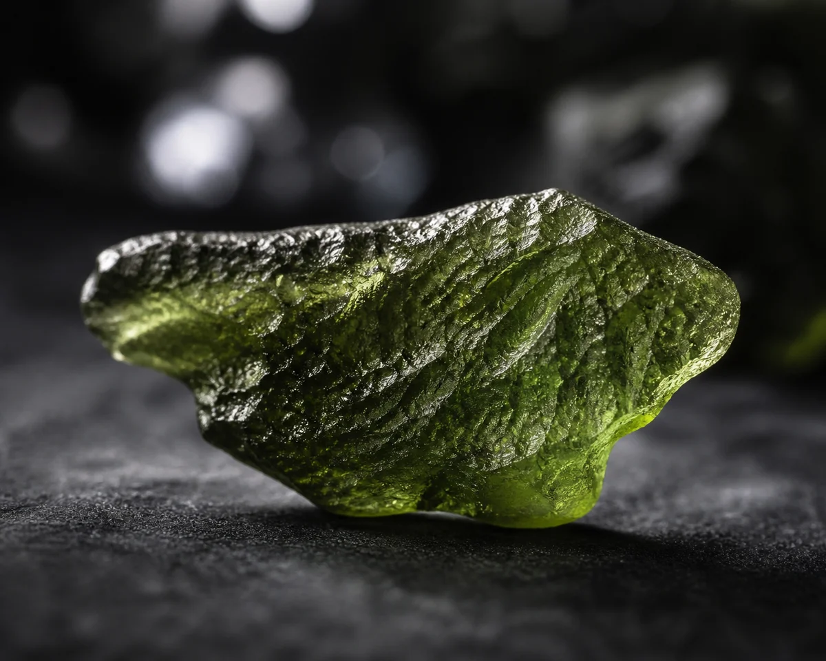 Moldavite: Space-Glass Origin & Impact of