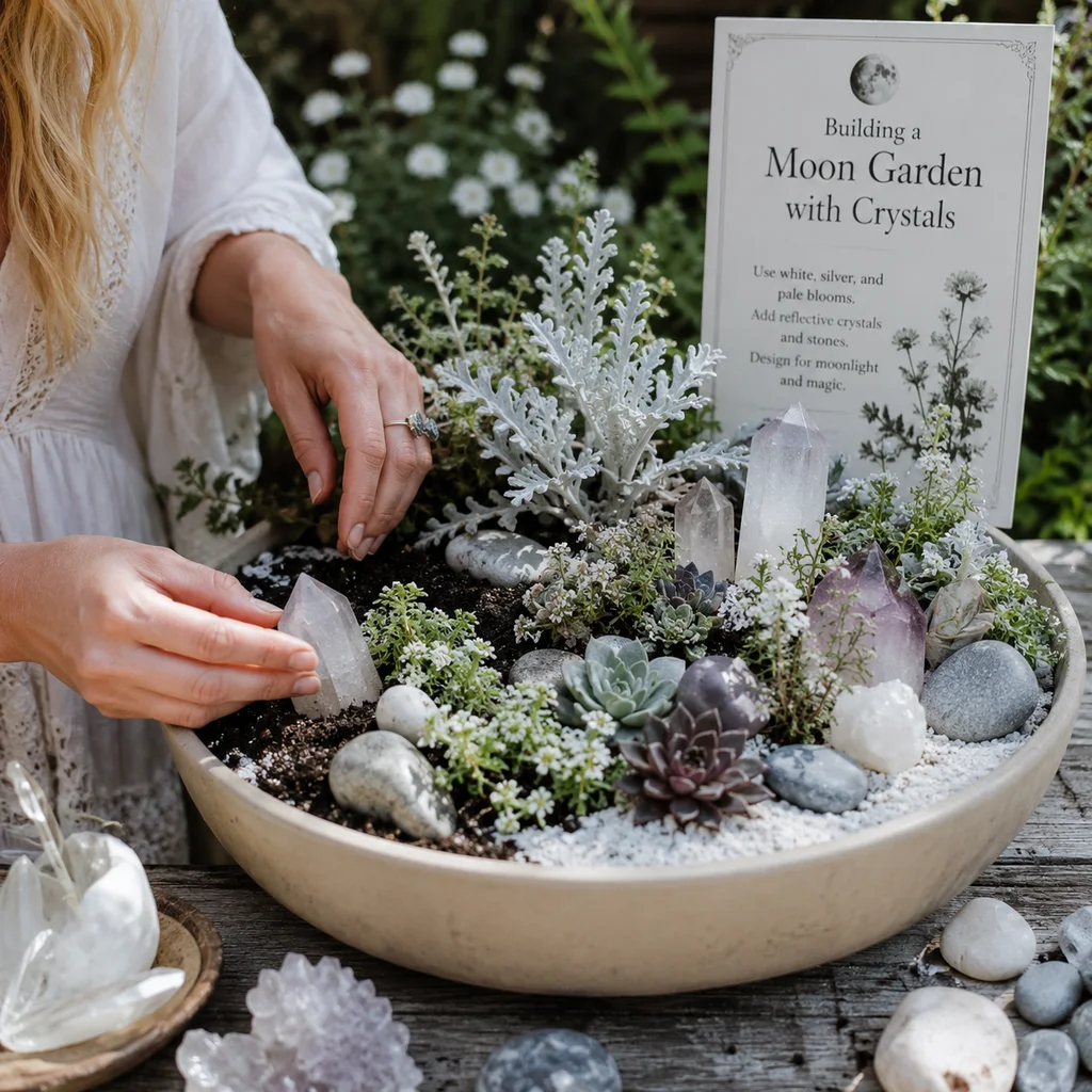 Building a Moon Garden with Crystals