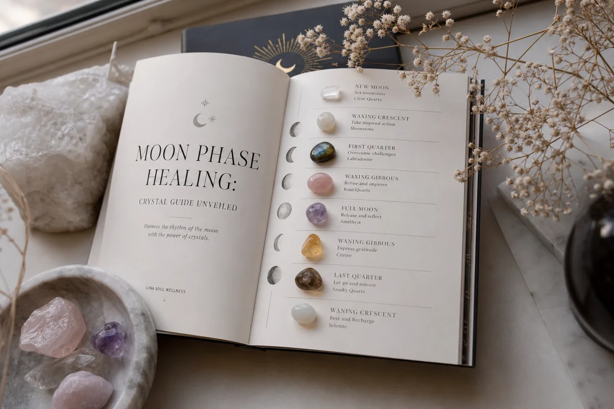 Moon Phase Healing: Crystal Guide Unveiled