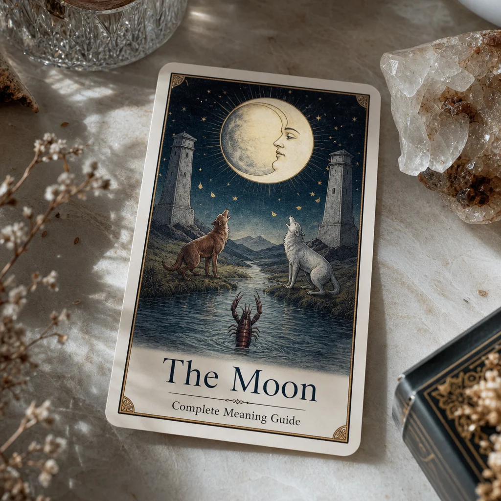 The Moon Tarot Card: Complete Meaning Guide
