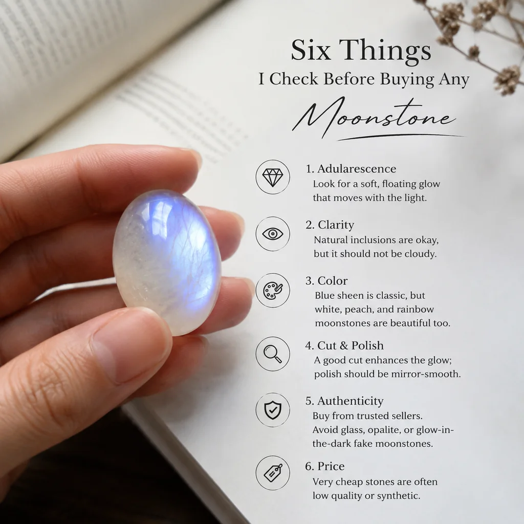 Six Things I Check Before Buying Any Moonstone