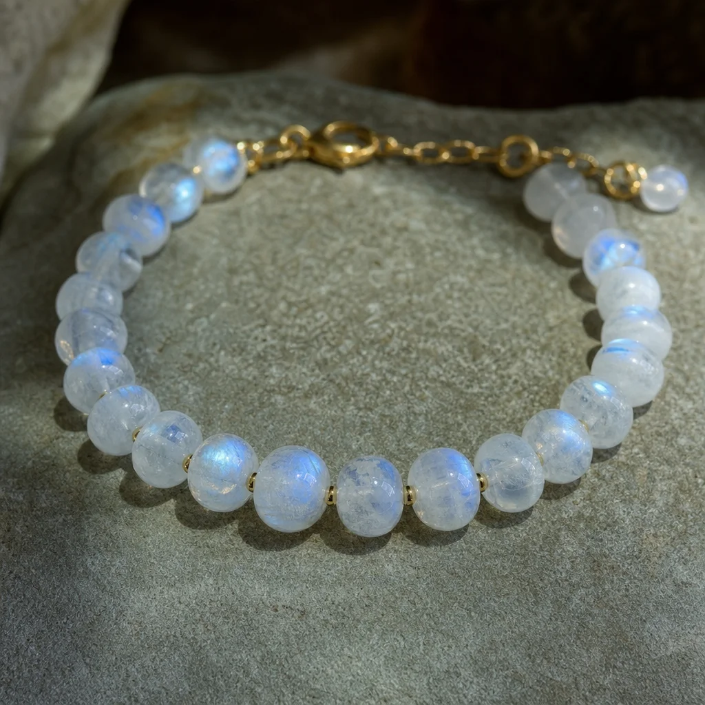 Moonstone bracelet: what makes this stone glow