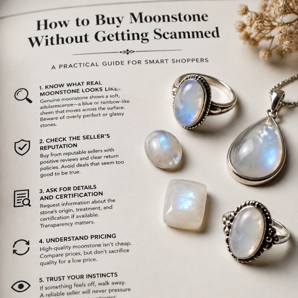 How to Buy Moonstone Without Getting Scammed