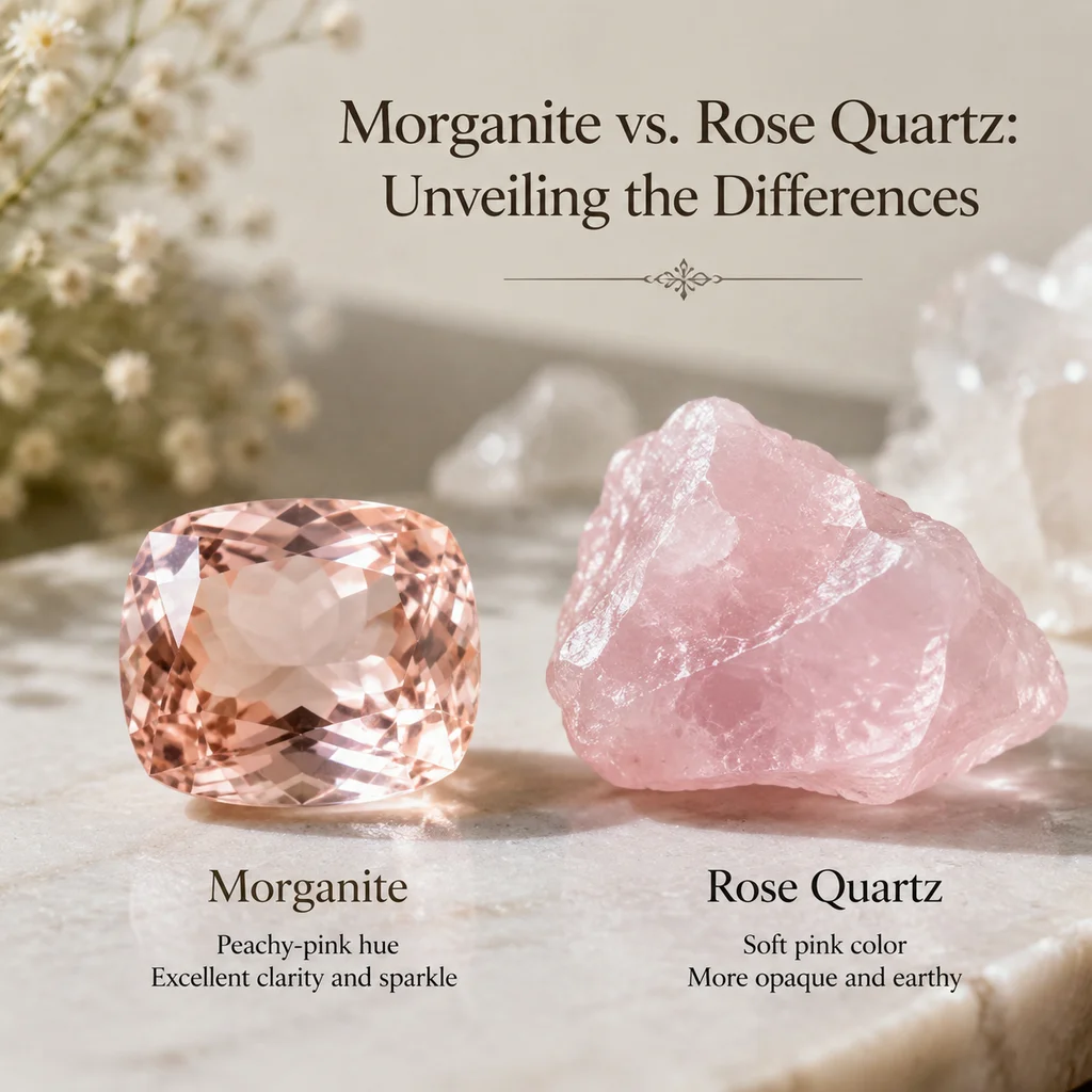 Morganite vs. Rose Quartz: Unveiling the