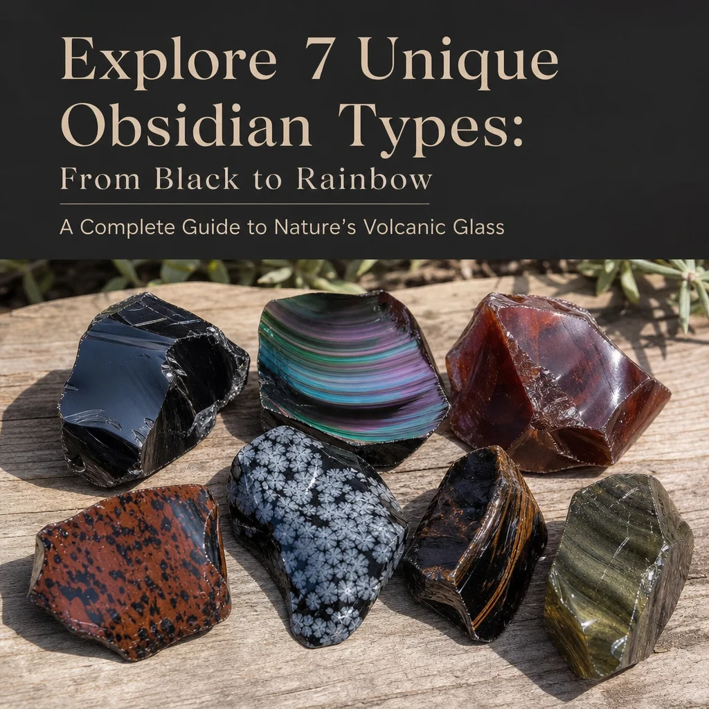 Explore 7 Unique Obsidian Types: From Black to