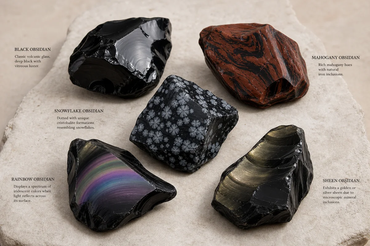 5 Types of Obsidian That All Come From
