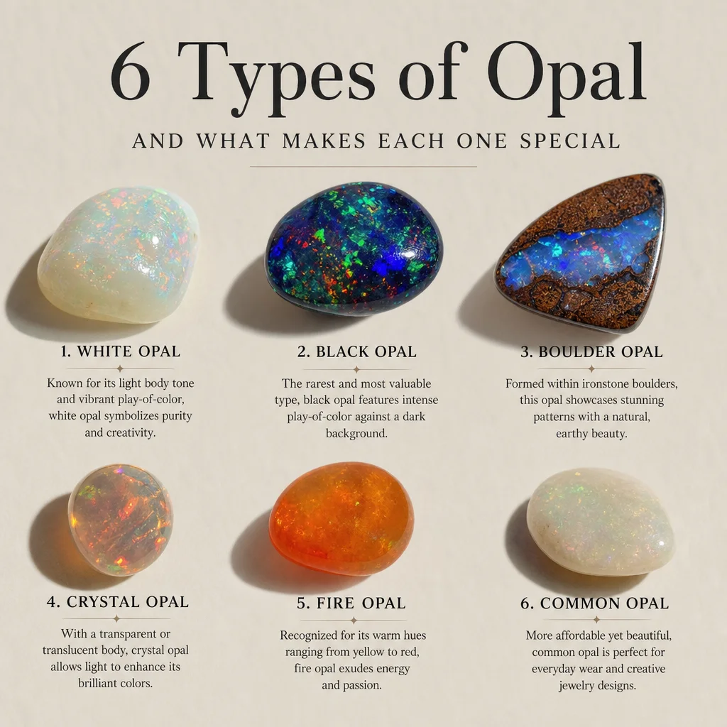 6 Types of Opal and What Makes Each One Special